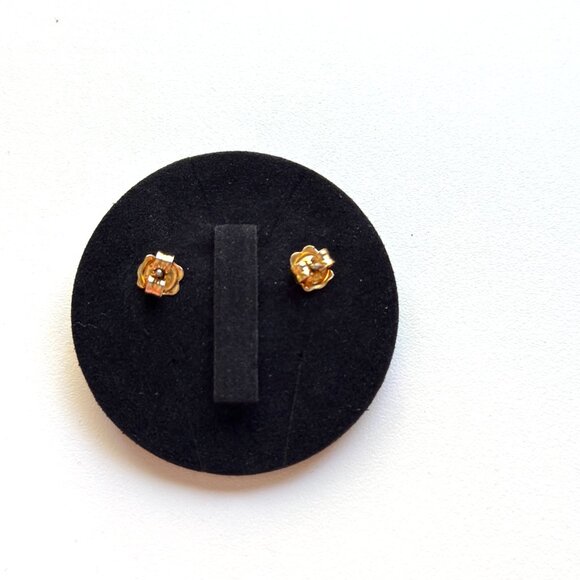 3640 TOUS GOLD EARRINGS - Picture 3 of 5